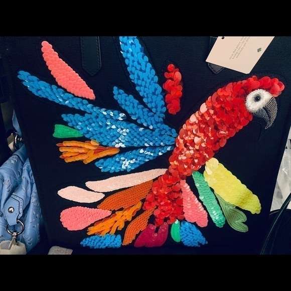 Kate Spade Jeweled Sequin Black Bag Purse NWT - Picture 5 of 8